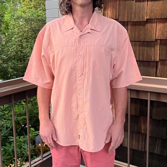Mens Outdoors Shirt Cabelas Fishing 
